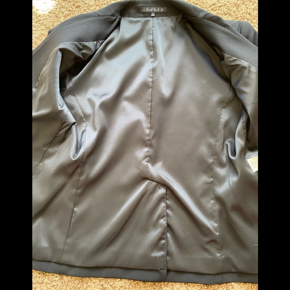 Theory Double Button Blazer - image 5
